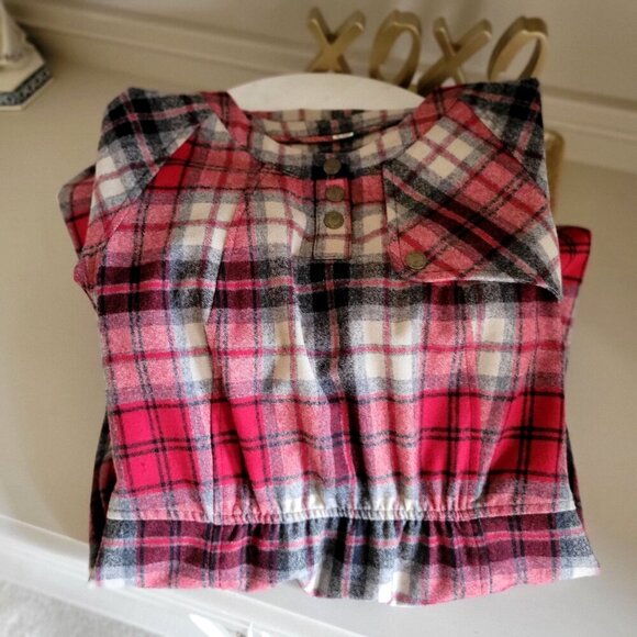 Pendleton Dress Adult Red Plaid Wool Portland Collection USA Open Back-XS - Picture 6 of 9